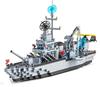 Zmart Giant Size 1560PCS Navy Warship Army Ship Model 6 In 1 Building Blocks Battleship Block Model Battleship Toy Assembly Model Large 1560 Pieces 70