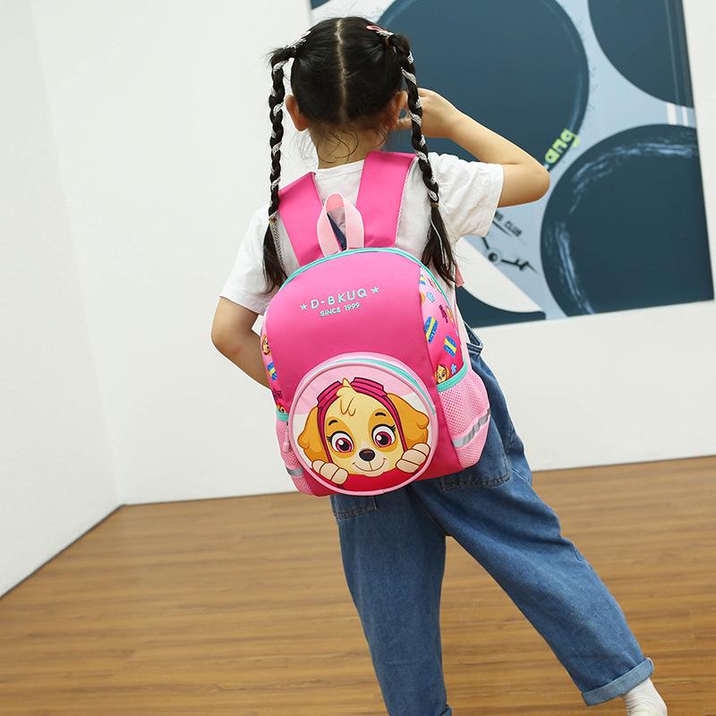 Rucsac de grădiniță cu dinozaur de desene animate pentru băieți și fete 2-5 ani – Rucsac școlar ușor, cu bretele duble