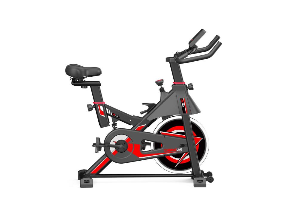 Shock-Absorbing Indoor Exercise Bike with Magnetic Control