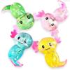 4 buc Jucării Axolotl Squishy cu Sclipici, Textură Drăguță de Zahăr Malt, Jucării Fidget moi pentru Ameliorarea Stresului pentru Copii și Adulți