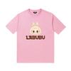 Labubu printed short-sleeved T-shirt men's and women's round neck top