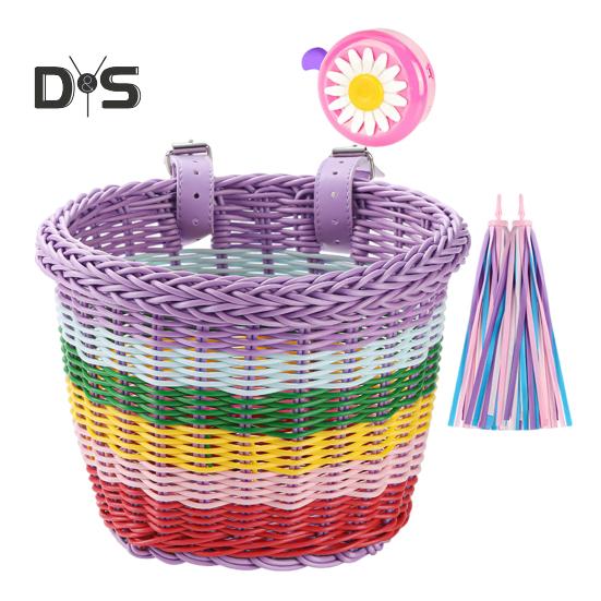 Fahrrad-Vorderkorb mit verstellbarem Riemen, große Kapazität, starker, belastbarer Fahrrad-Lenkerkorb, wasserdichter Fahrrad-Aufbewahrungskorb