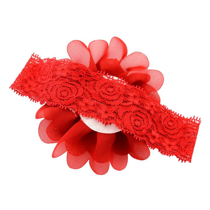 Chiffon Flower Plus lace Headband  Bbaby Headband Hair Accessories European And American Fashion Children's Headband