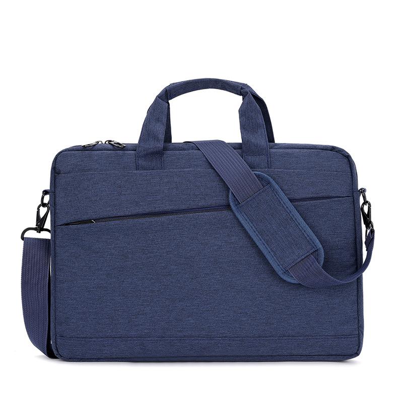 

TS JYL laptop bag,Oxford Laptop Handbag Business Meeting Crossbody Document Bag 15.6 inches синий