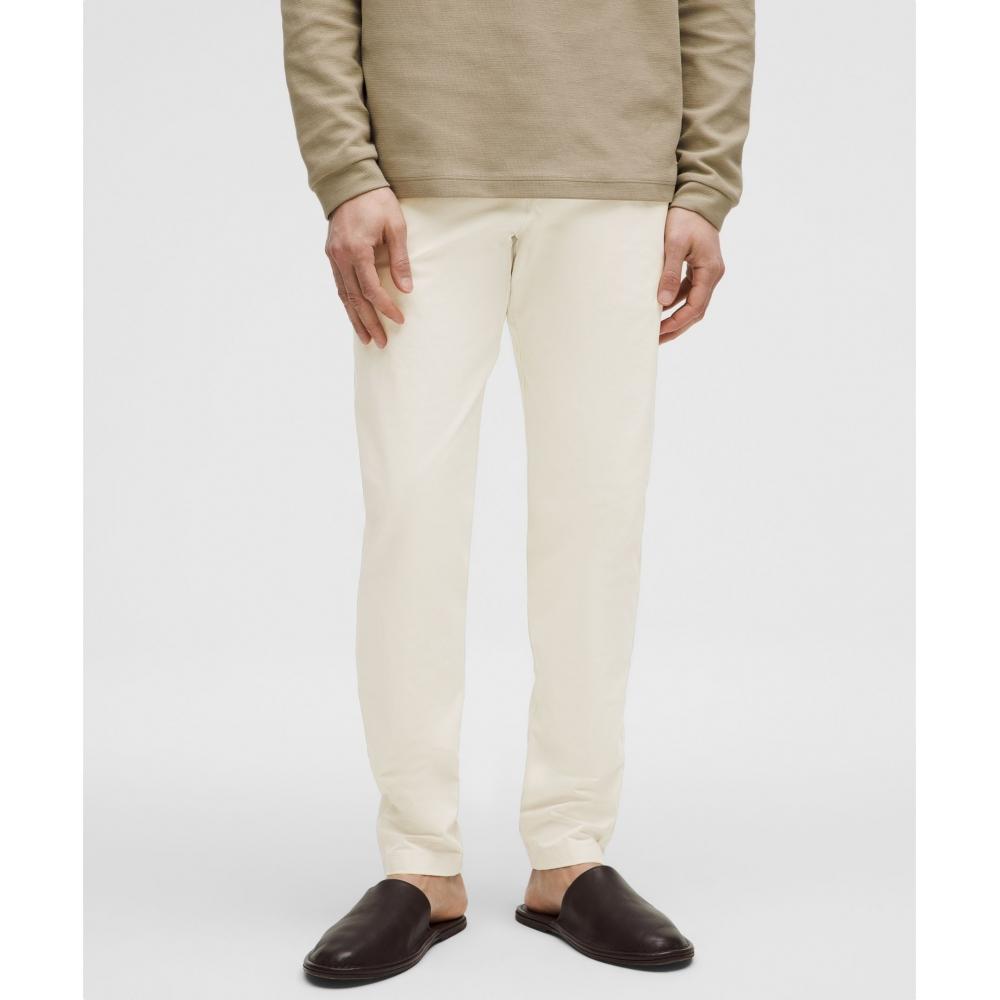 

Lululemon Abc Slim Fit Trouser 32l Stretch Cotton Versatwill Light Ivory 40/32