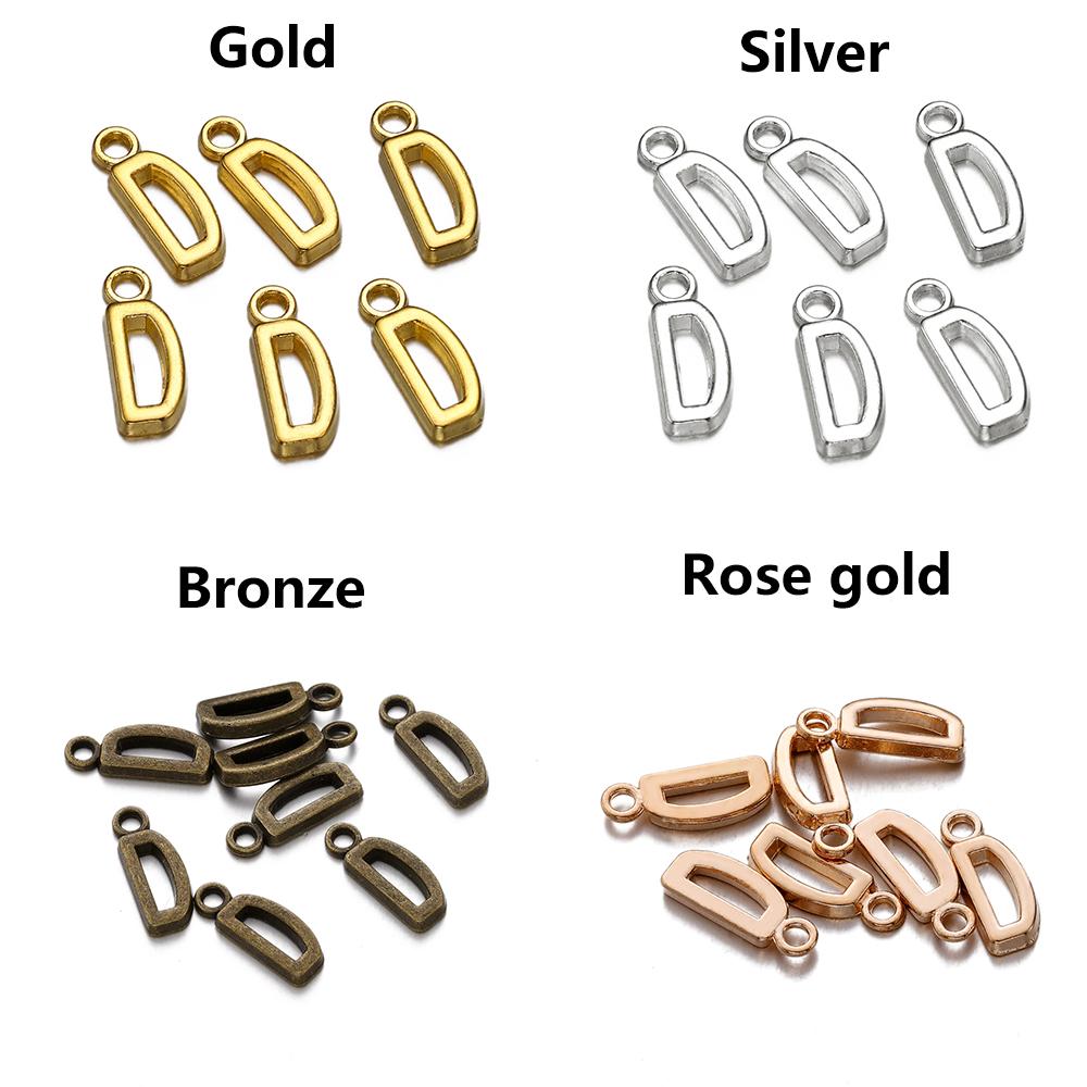 26-30Pcs 7X16 mm Alloy 26 Alphabet A-Z Letters Charms Pendants For DIY Bracelet Necklace Jewelry Making Supplies Accessories