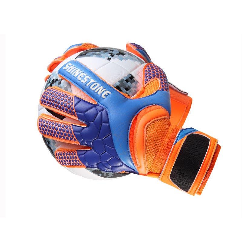 Men Kids Size Latex Professional Soccer Goalkeeper Gloves Strong Finger Protection Football Match Gloves