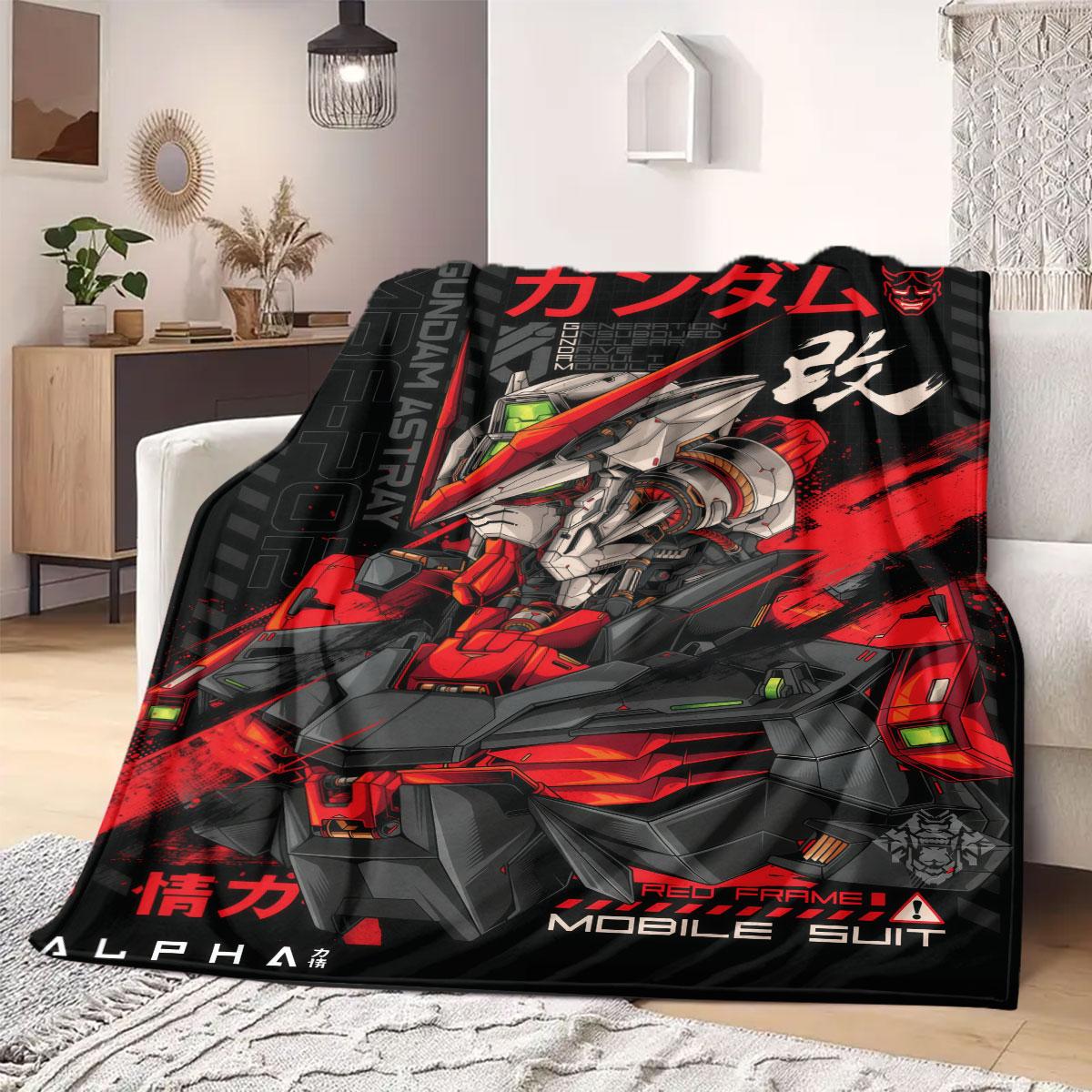 

Freedom Gundam SEED Flannel Blanket Warm,Comfortable,Suitable for Bedrooms,Sofas,Beds,Chairs,Picnics,Travel 75x90cm
