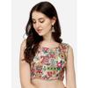 Women Round Neck Sleeveless Blouse Indian Wedding Wear Designer Readymade Choli
