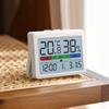 Indoor Thermometers Hygrometer Meter Clock Calendar for Home with USB Rechargeable Design and High Precise Sensors