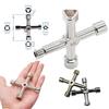 Internal Triangle Key Wrench Multi-Size Cruciform Electric Control Cabinet Elevator Door Valve Square Round Hole Key