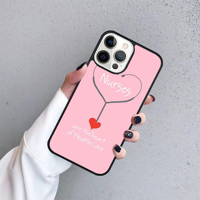 Süßes Arzt Krankenschwester Medizinische Medizin Gesundheit Handyhülle Cover Für iPhone 17 Air 15 16 Pro Max 14 13 12 11 Pro Max Plus