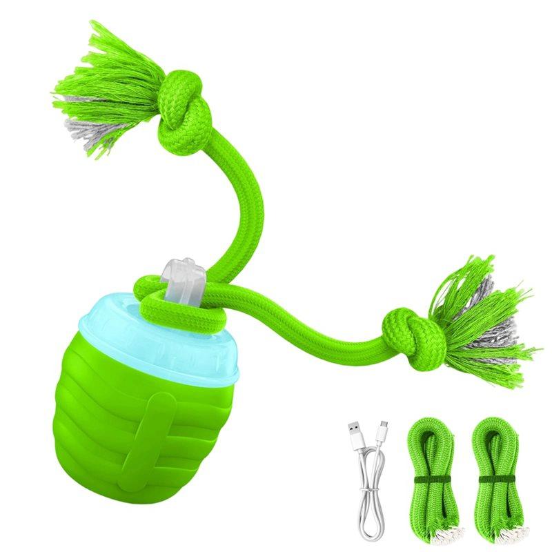 

AS60-Interactive Dog - Motion Activated Balls For Medium/Large Dogs, Automatic Moving Dogs Ball For Boredom зелений