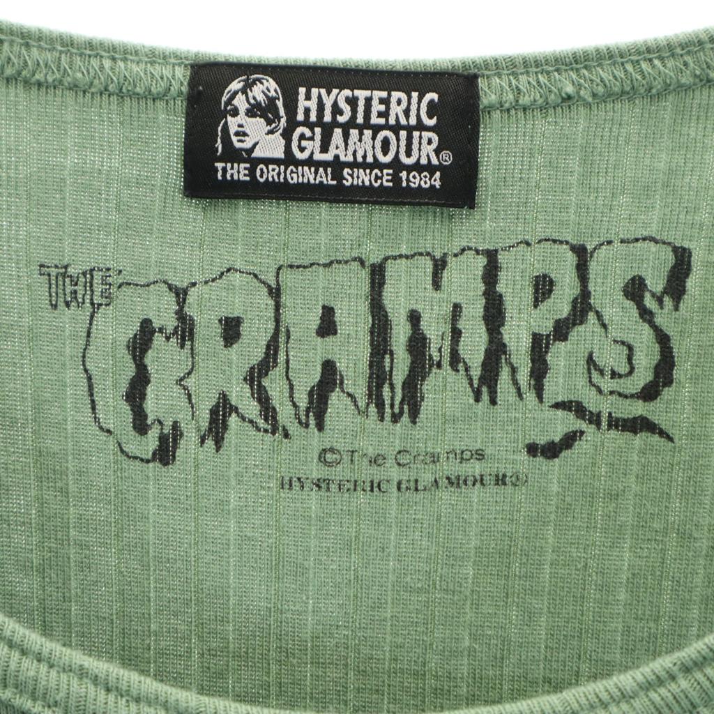 HYSTERIC GLAMOUR THE CRAMPS collaboration made in Japan Short sleeve T-shirt Women Used