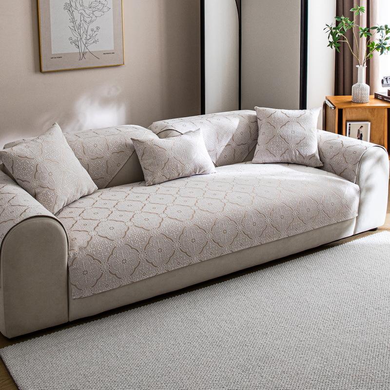 Light Luxury High-End Chenille Sofa Cushion Universal In All Seasons  New Non-Slip Seat Cushion Leather Sofa Cover Cover Cloth