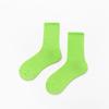 Women's Colorful Cotton Mid-Calf Socks: Korean & Japanese Candy Colors, Scrunch Style, Trendy for Autumn/Winter