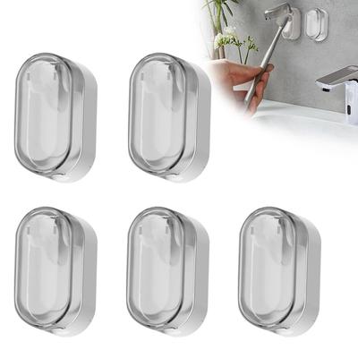 5 Pcs Toothbrush Holder Wall Mounted Protect Toothbrush Hygiene, Toothbrush Covers Head Cap for All Toothbrushes