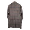 ESTNATION Brown 20AW Pane Check Chesterfield Coat Coat BrownUsed