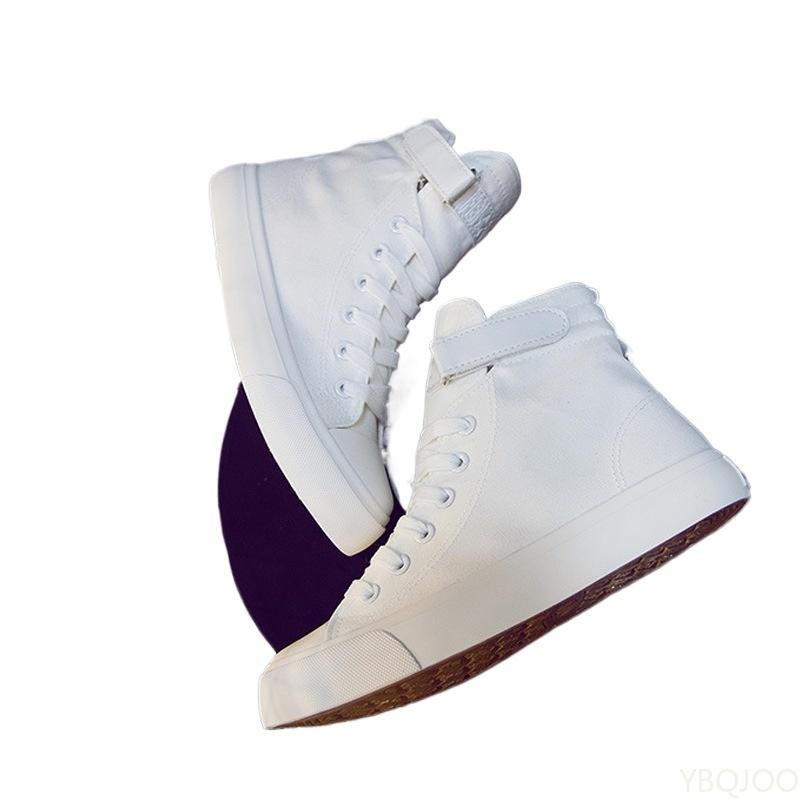 Fashion Outdoor Breathable Walking Fashionable Lightweight Sneakers Non-slip Flat Casual Shoes Men Shoes High Top Canvas Shoes