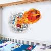 3D three-dimensional basketball wall sticker background wall sticker decoration sticker children's wall sticker car sticker creativity