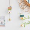 2pcs Cute Little House Wind Chimes, Creative Hanging Decorations, Door Handle Bells, Suitable for Home, Balcony, Bedroom Windows, Outdoor Garden