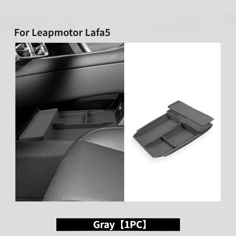 For Leapmotor B01 Lafa5 2026 Car Central Control Lower Silicone Storage Box  Miscellaneous Storage Box Auto Interior Accessories