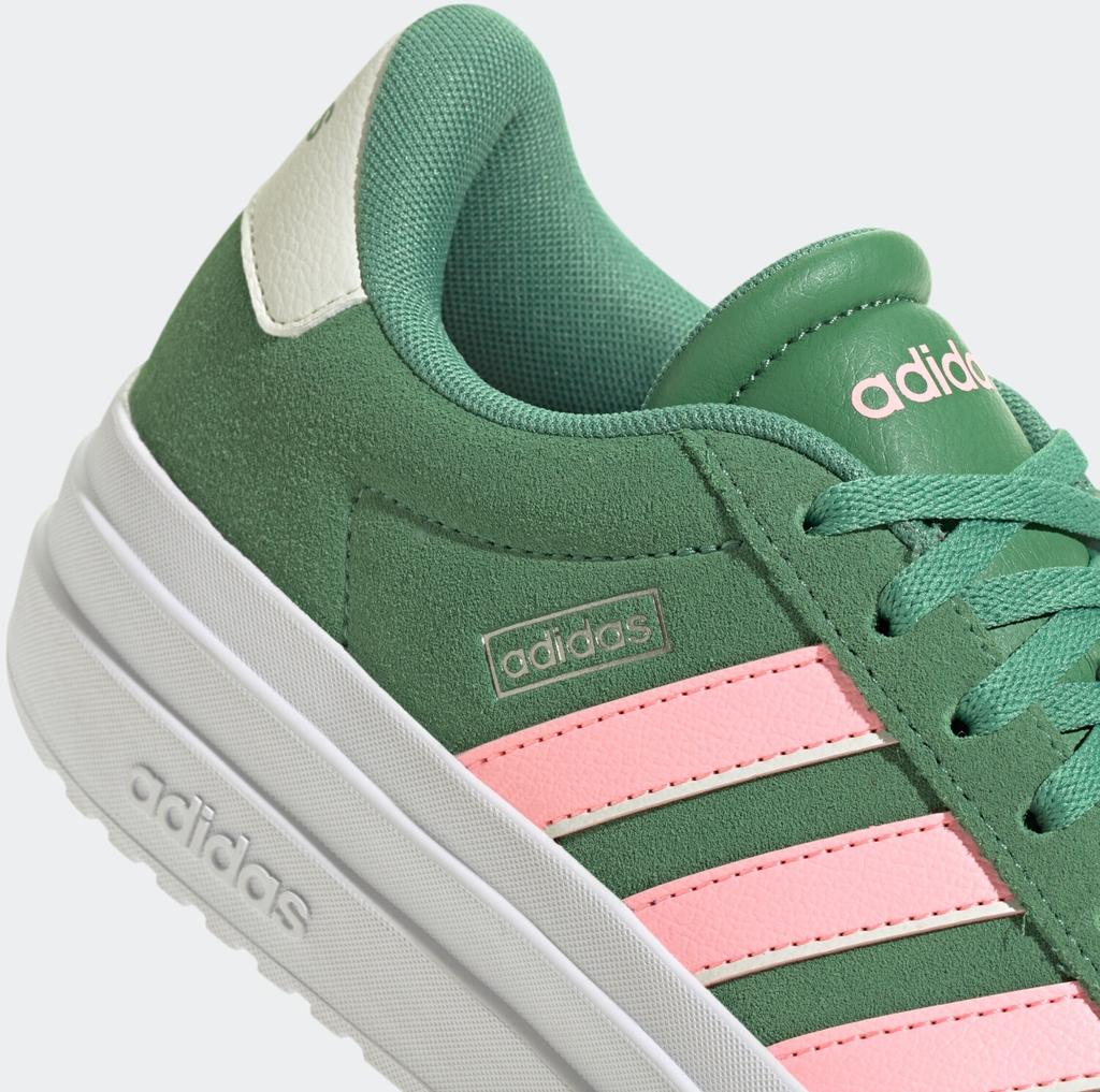 Adidas VL Court Bold Women Preloved Sneakers Green/pink Spark/ivory