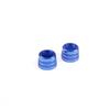 For BMW X3 G01 X4 2018-  Blue Aluminum Rear AC Adjusting Knob Ring Trim