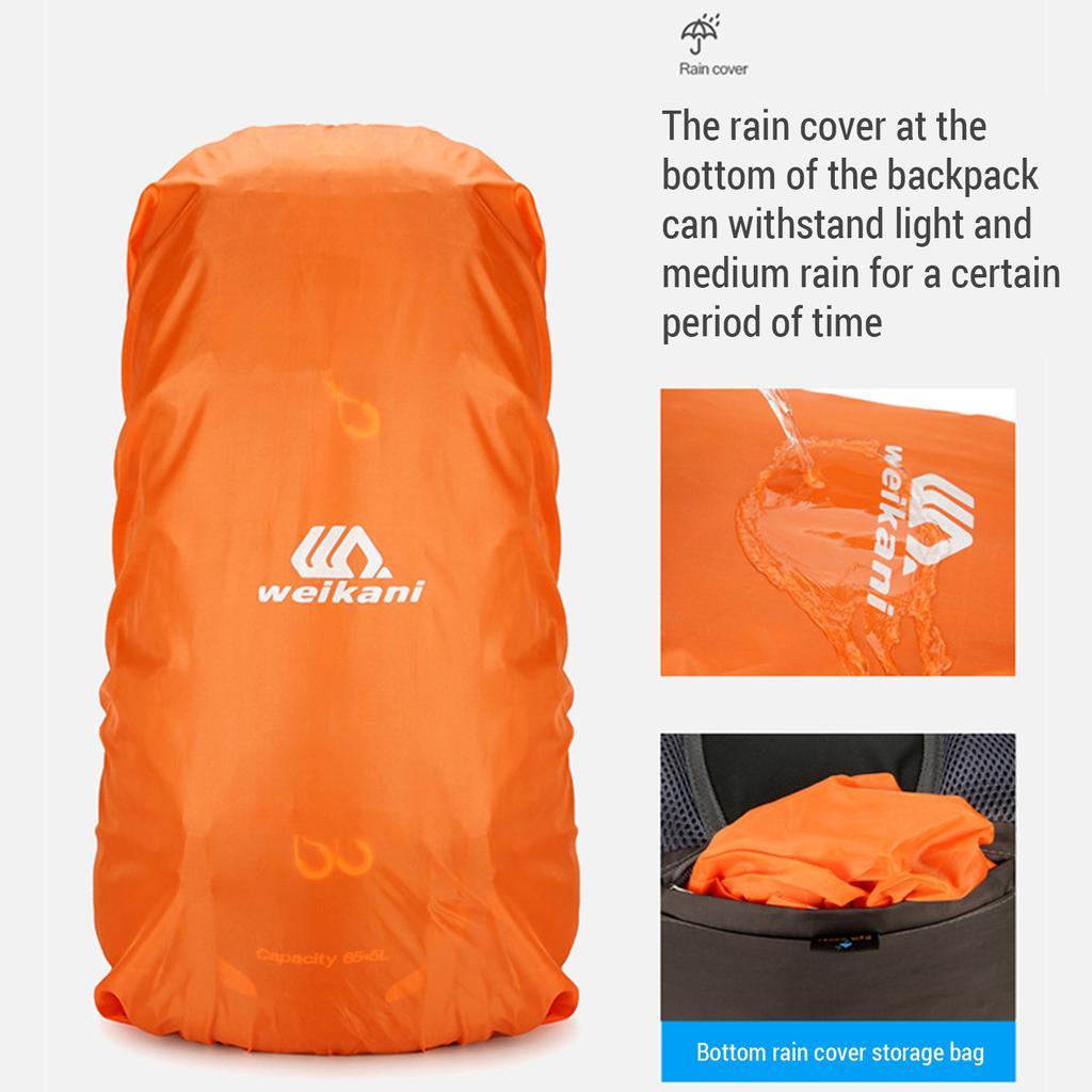 70L Große Kapazität Bergsteigen Rucksack Multifunktionale Outdoor Sport Rucksack Camping Reise