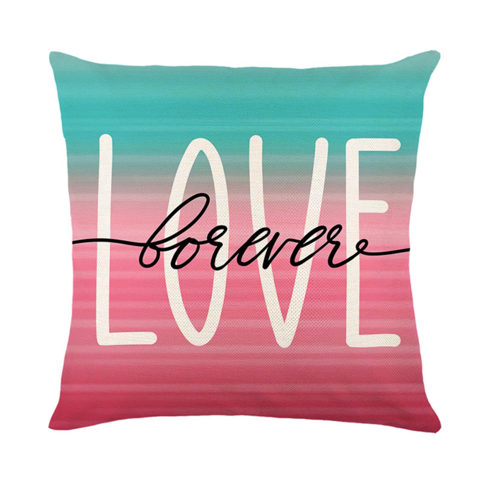 

Valentine S Day Festive Printing Pillowcase, Living Room Sofa Decoration, Cushion, New Year S Holiday Bedroom Pillow. One Size