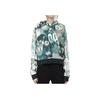Adidas Originals Serie Trefoil Estampado Completo Cara Sonriente Casual Cómoda Sudadera con Capucha para Mujer Sudaderas Verde DV2661
