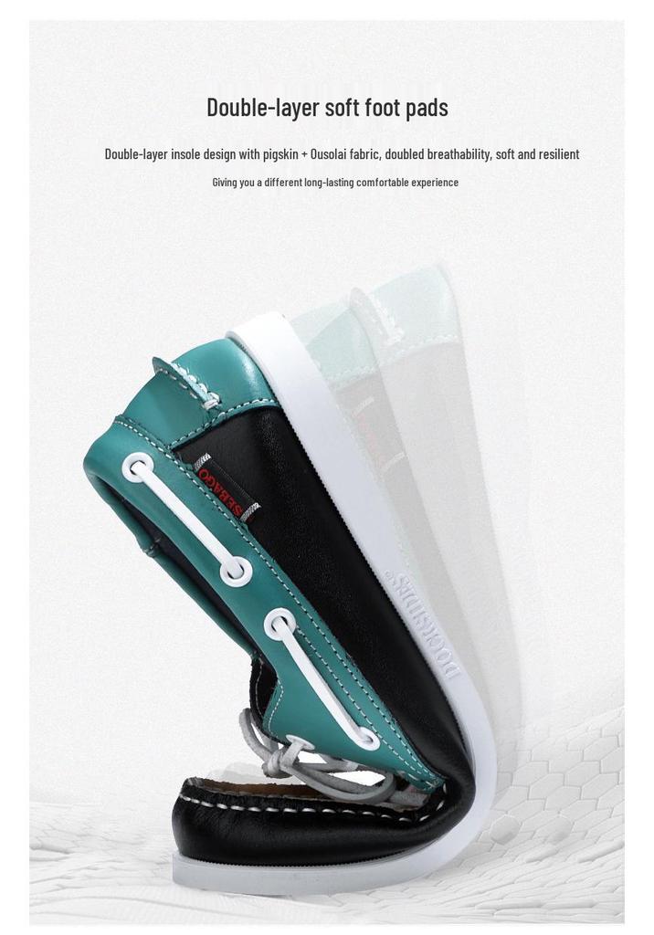 Men's Cross-border Summer Slip-on Bean Shoes - Lightweight, Casual, Trendy Boat Shoes for Driving