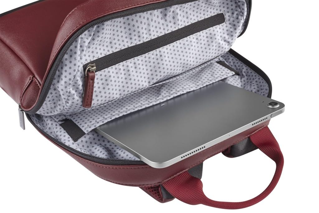 Moleskine Backpack 13-inch Laptop Compartment Business Backpack Classic Small Backpack New Model Men's ET24C2BKSF18 Raspberry Red ONE SIZE