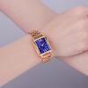 Petite Montre Carrée Femme Niche Luxe Léger Carrée Rétro Incrustée de Diamants Mode Étanche Tempérament Montre à Quartz