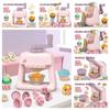 Mini Simulation Kitchen Ice Cream Machine Kitchen Toy Colourful Clay Pasta Machine   Girls