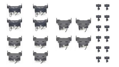 TOMYTEC N Gauge Dummy Coupler Old Passenger 4 Pieces Railway Model PZ6560 (for Cars) Each, Supplies,