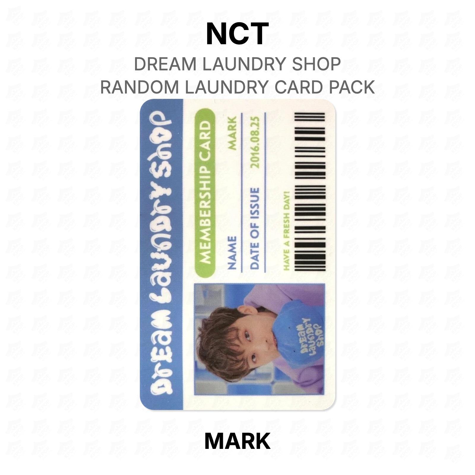 NCT DREAM ПРАЧЕЧНАЯ Случайный набор карточек для стирки Официальная фотокарточка MARK