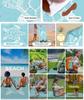 Sea Turtle Beach Mat: Waterproof, Sandproof, Portable, Quick-Drying, Seats 4-6 for Outdoor Camping & Picnic.