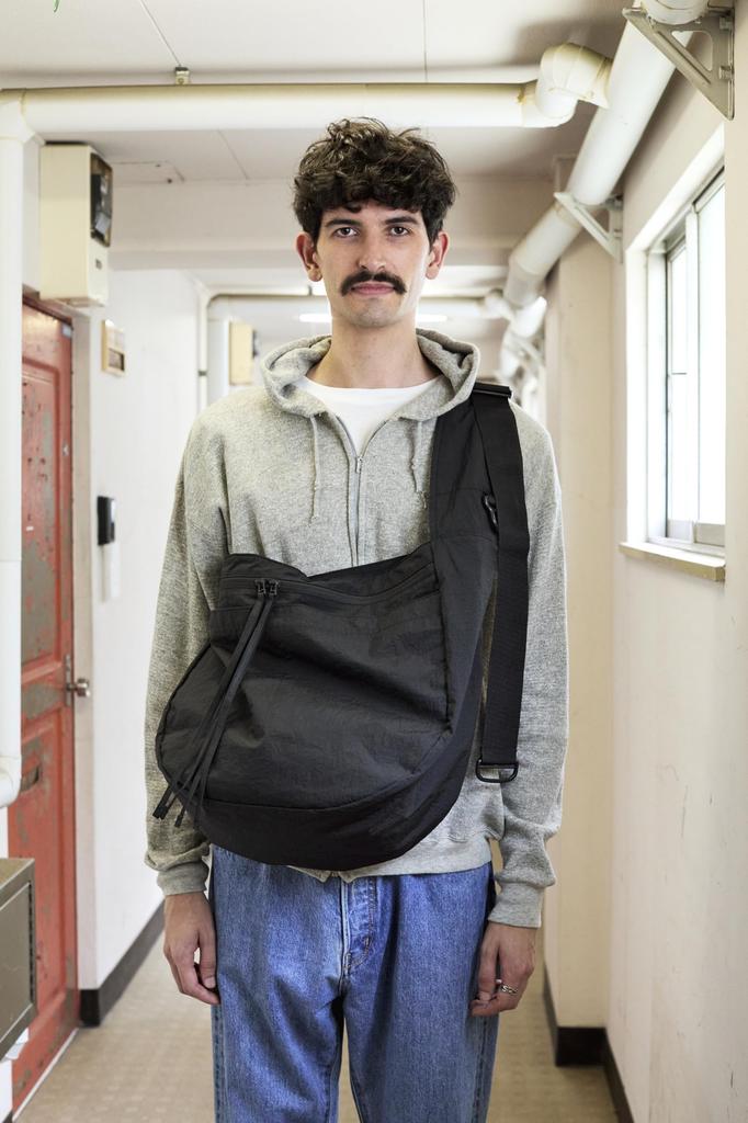 BIG SHOULDER BAG (BLACK1)-BCL-113-BLK1-FREE