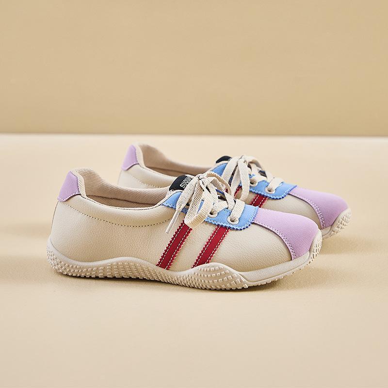 New Spring German Training White Shoes Korean Style Female Student Board Shoes Sports and Casual Street Photography Increase Height