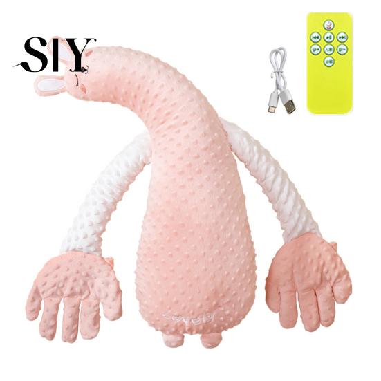 Adjustable Baby Patting Device Patter for Sleep Startle Prevention Stuffed Doll Pillow with Soothing Tool Palm Pad Companion Music Comforting Newborns