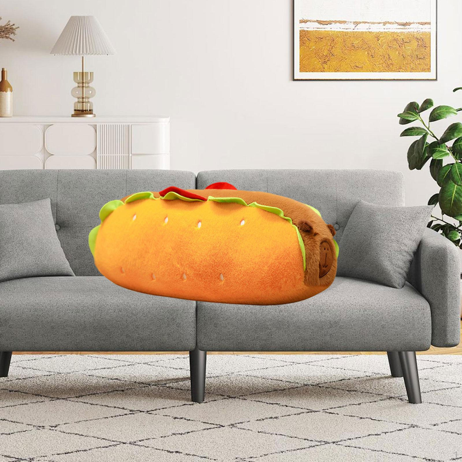 

Capybara and Funny Car Decoration Comfortable Cartoon Hugging Toy Stuffed Animal for Adults 50cm