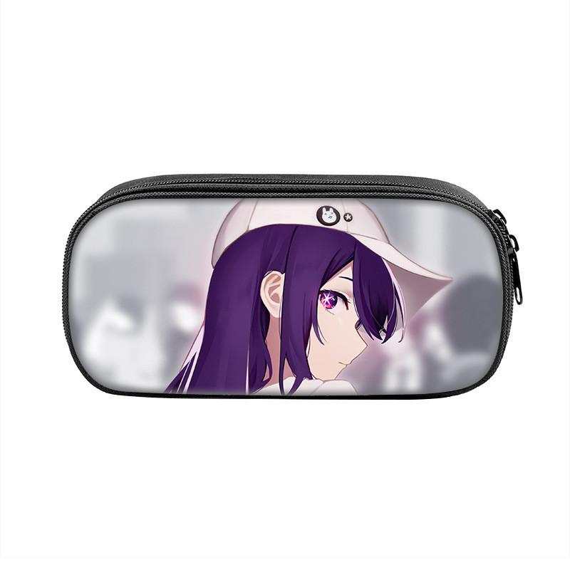 Oshi No Ko Kids Pencil Case With Large Capacity For School Storage And Stationery Organization