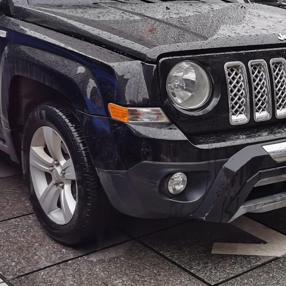 Turn Signal Light Lamp Cover Marker Corner Lights for Jeep Patriot 2007 2008 2009 2010 2011 2012 2013 2014 2015 2016 2017 Front Driver Incandescent