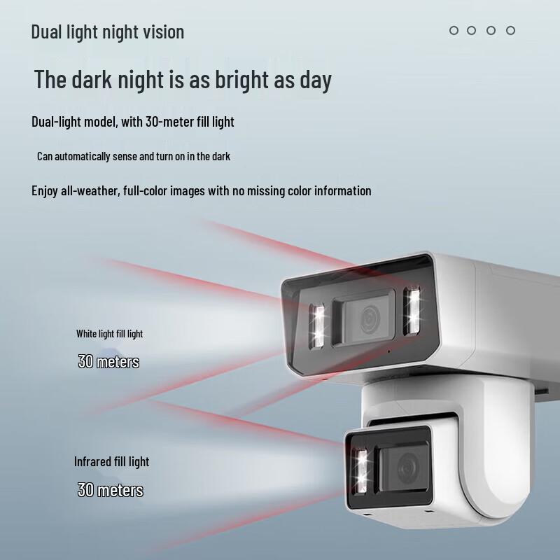 HIKVISION DS-2CD3T446WD-LPT 4MP Dual-Lens PoE Bullet Security Camera