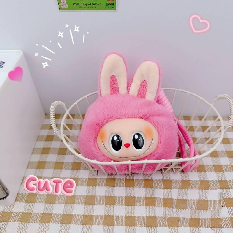 Vinyl Wallet Keychain Pendant Creative Plush Doll Hanging Decoration