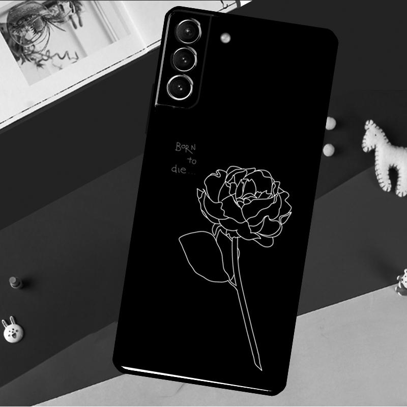 Aesthetics Flower Funda For Samsung Galaxy S26 S25 S23 S22 S20 S24 Ultra S9 S10 Plus S21 FE S25 FE Phone Case