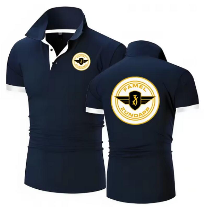 Limited Zündapp Zundapp Motorcycle Polo Shirt Fashion New Man's Summer F1 Short Sleeve Classic Slim Fit Golf Polo Shirt