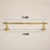 Bright Gold Solid Cabinet Handle and Knob Brass Drawer Knobs T Bar Bedroom Kitchen Cupboard Hardware Bathroom Furniture