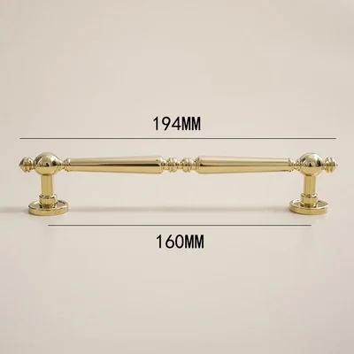 Bright Gold Solid Cabinet Handle and Knob Brass Drawer Knobs T Bar Bedroom Kitchen Cupboard Hardware Bathroom Furniture